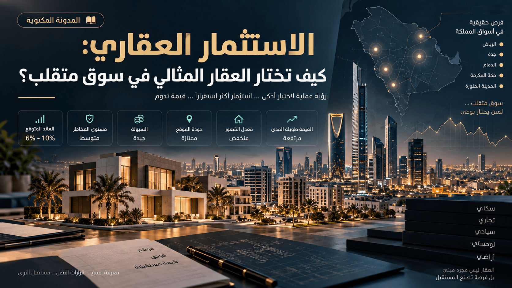 الاستثمار العقاري: كيف تختار العقار المثالي في سوق متقلب؟